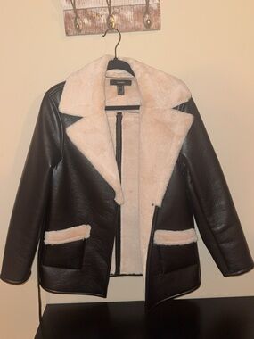 Faux leather jacket